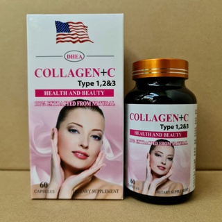ĐẸP DA, SÁNG DA - COLLAGEN+C 60 viên sữa ong chúa, nhau thai cừu