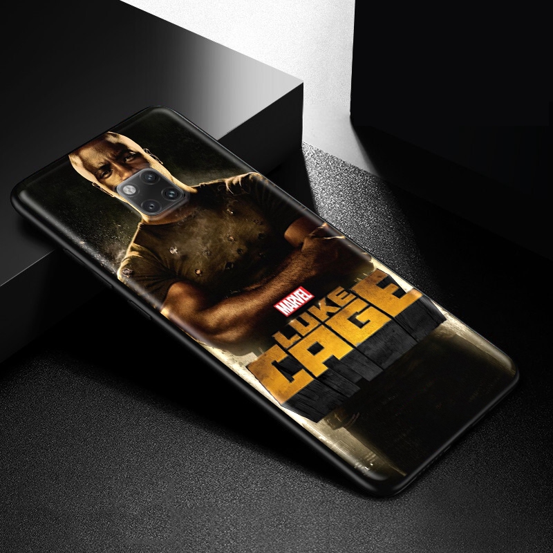 Ốp Điện Thoại Mềm Hình Luke Cage Marvel Cho Huawei P9 P10 P20 P30 Pro Lite Y6 Prime 2018