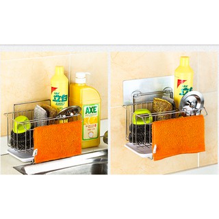 Giỏ bồn inox để đồ rửa bát ( có ảnh thật)