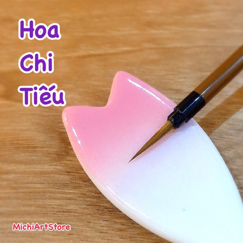 Hoa Chi Tiếu Câu Tuyến - Bút lông vẽ màu nước thủy mặc, cọ lông thú đi nét nhỏ, tỉa tranh, viết thư pháp