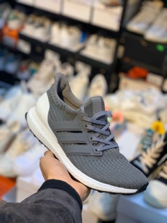 (Video cận cảnh) Giày thể thao sneaker ultra boost 4.0 rêu
