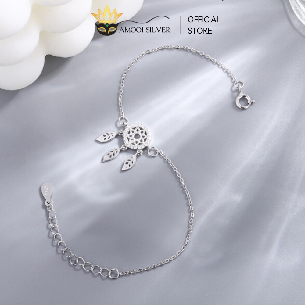 Lắc Tay Bạc Cao Cấp S925 Mẫu Dream Catcher Phong Cách Hàn Quốc - Amooi Silver AT26
