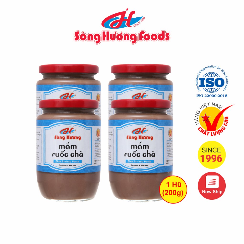 4 Hũ Mắm Ruốc Chà Sông Hương Foods Hũ 200g