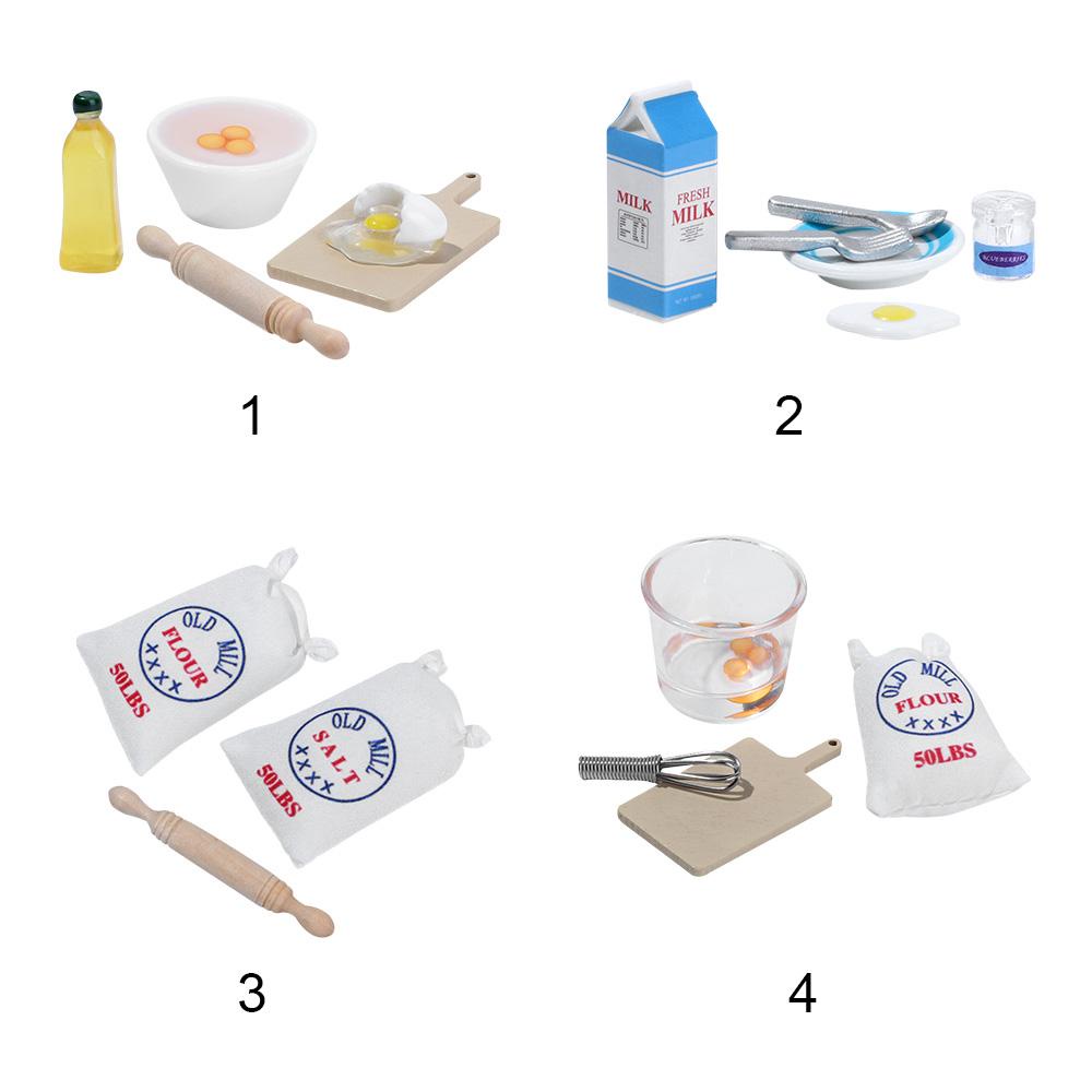BEBETTERM 1 Bộ Chén Đựng Muối Và Trứng Dễ Thương Trang Trí Nhà Búp Bê