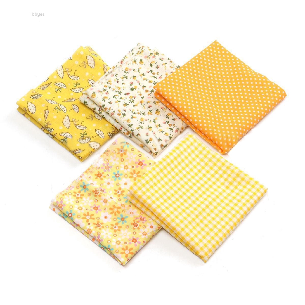 Bộ 5 miếng vải 50x50cm làm đồ thủ công nhiều họa tiết