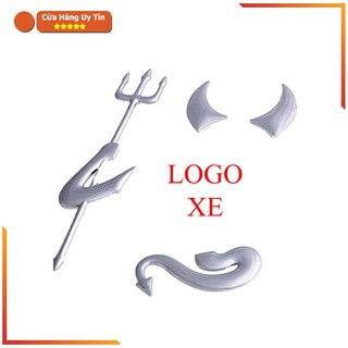 Logo Quỷ Satan Trang Trí Logo Ô Tô Bằng Kim Loại Không Rỉ