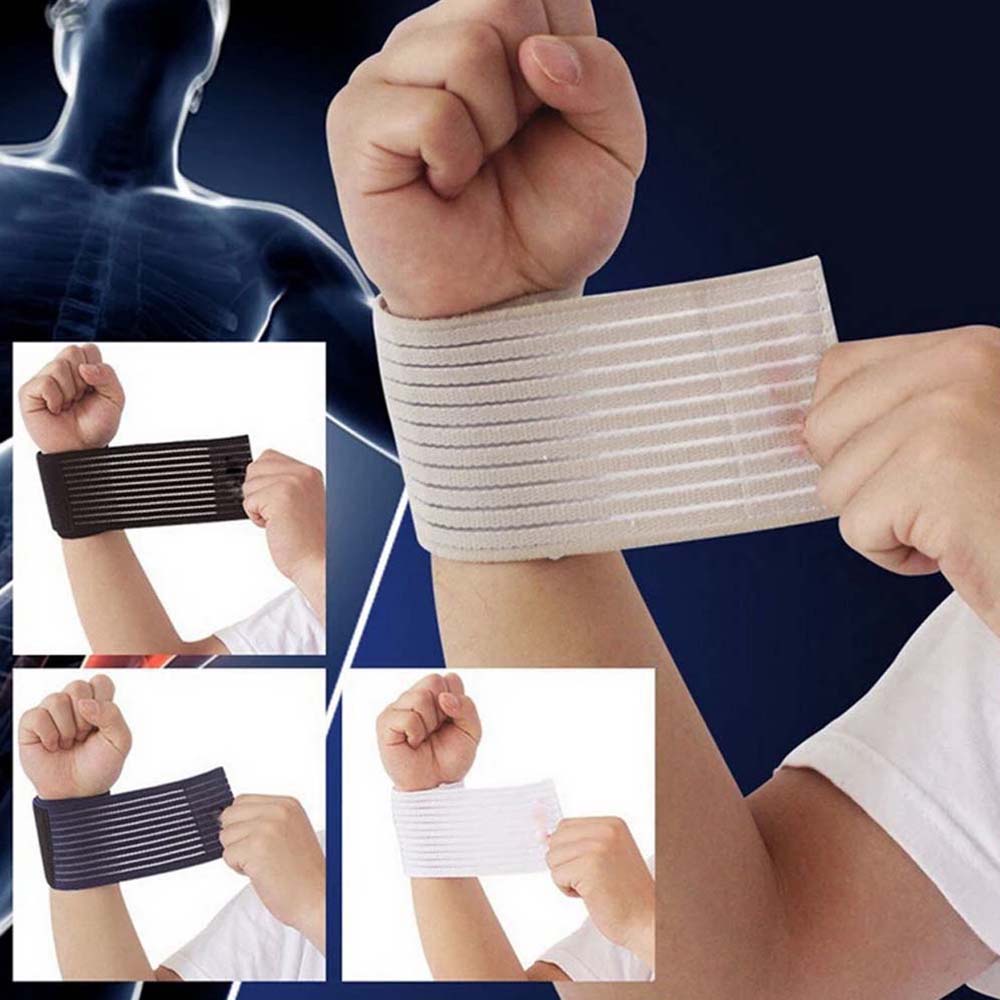 Băng quấn bảo vệ khuỷu tay/ đầu gối/ mắt cá chân co giãn tốt với nhiều màu tùy chọn cỡ 40-180cm