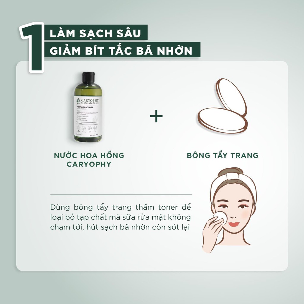Nước hoa hồng dưỡng da Caryophy Portulaca 300ml | BigBuy360 - bigbuy360.vn