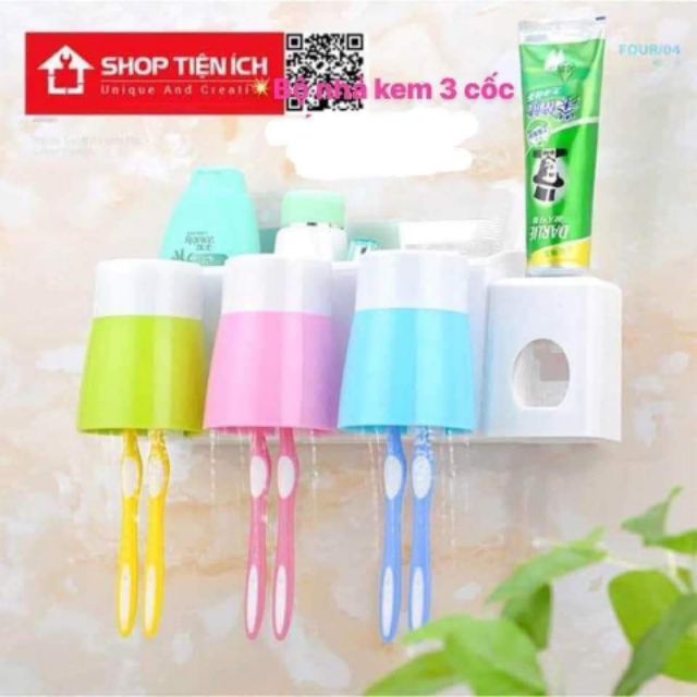 BỘ NHẢ KEM 3 CỐC