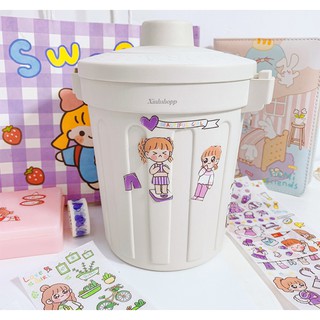 Sticker 39x6cm Cô Gái Nhỏ (Còn xanh lá + xanh dương)