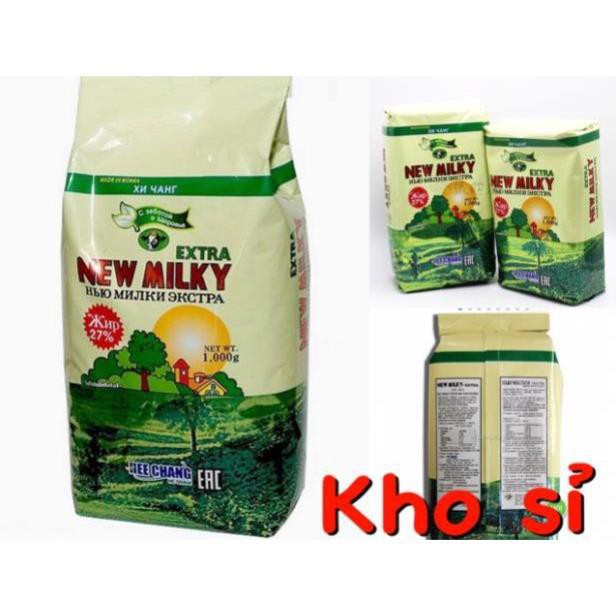 XẢ LỖ SỮA BÉO NGA NEW EXTRA MILKY 1KG/TÚI