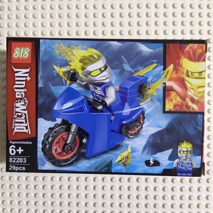 Bộ Xếp Hình Ninjago Các Nhân Vật Cùng Xe Moto Và Cửu Vĩ Hồ Ly Siêu Đẹp