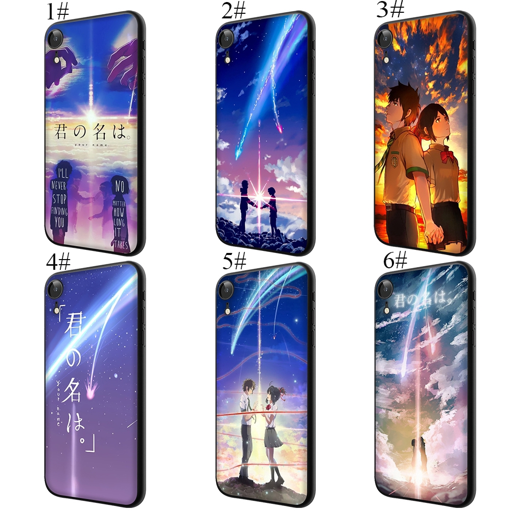 Ốp điện thoại in hình anime Tên cậu là gì? thời trang cho iPhone 5 5s 6 6s Plus 7 8 X s Max