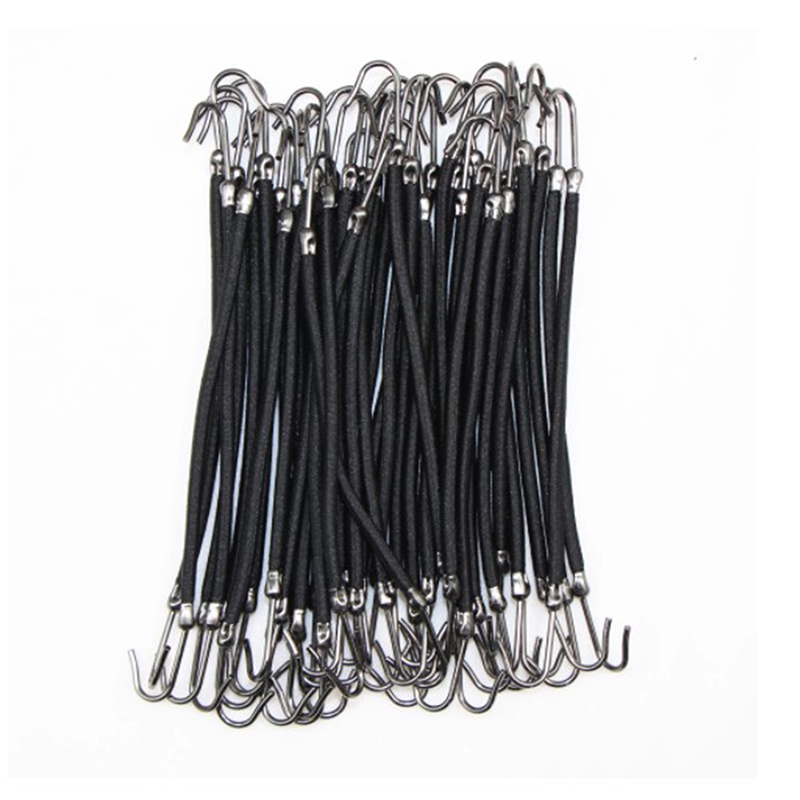 Set 10 Dây Cột Tóc Co Giãn Kèm Móc Tiện Dụng