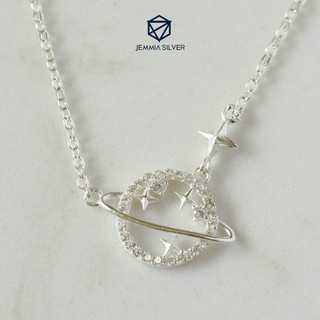 Dây chuyền bạc nữ Jemmia sao Thổ - JM3078