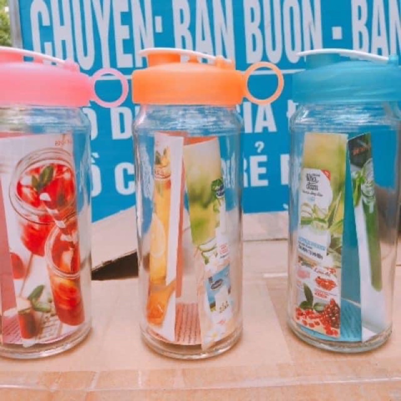 Bình Nước Thủy Tinh Có Quai 350ml - Quà Tặng Từ Vinamilk