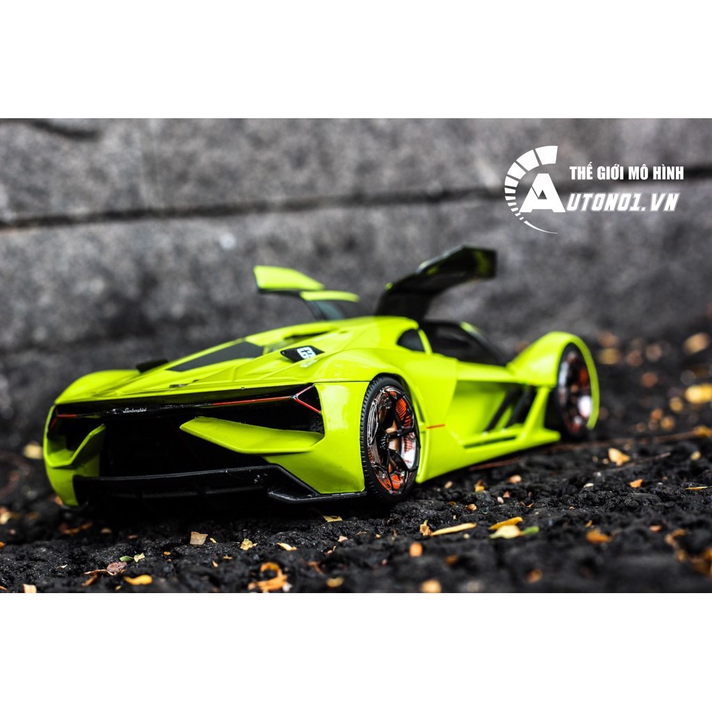 MÔ HÌNH XE LAMBORGHINI TERZO MILENNIO GREEN 1:24 BBURAGO 6462