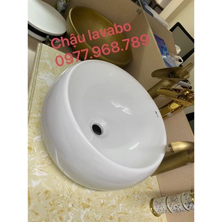 Chậu sứ lavabo tròn