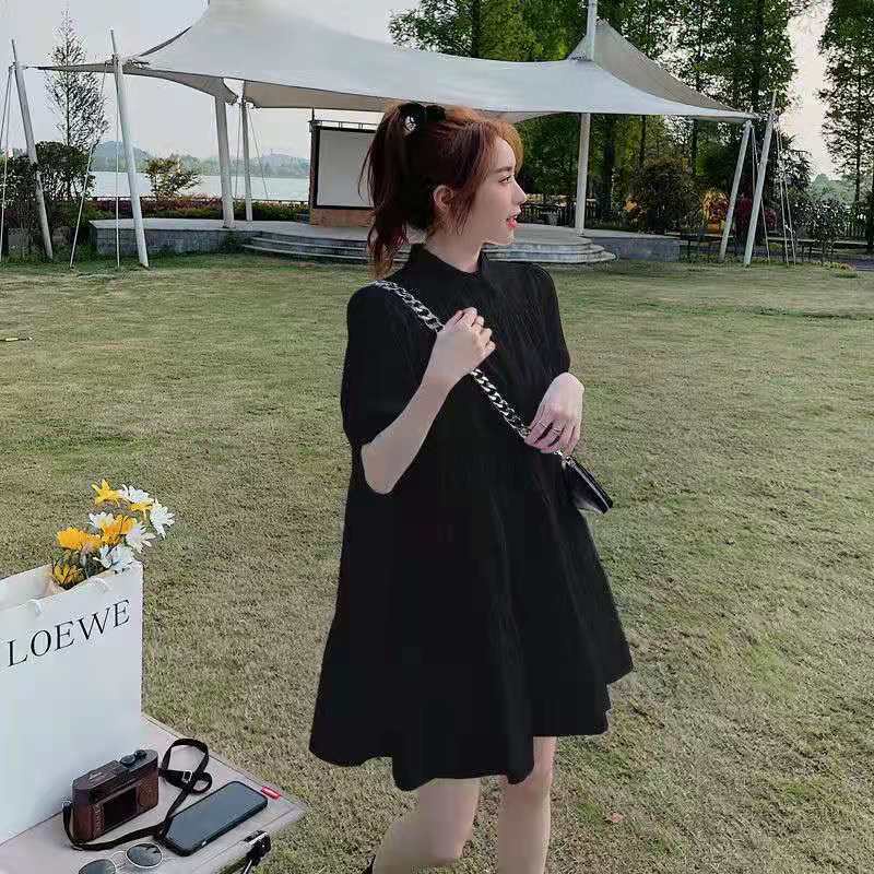 Đầm búp bê kiểu tay phồng phong cách thời trang Hàn Quốc mùa hè 2021