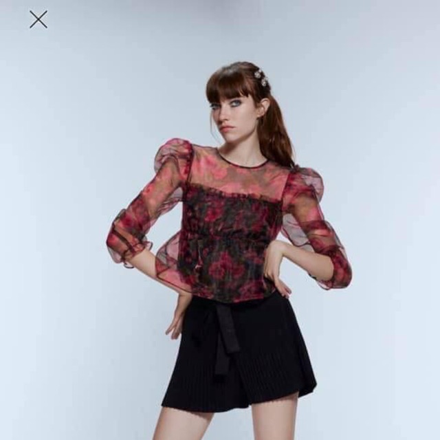 Áo voan zara S newtag