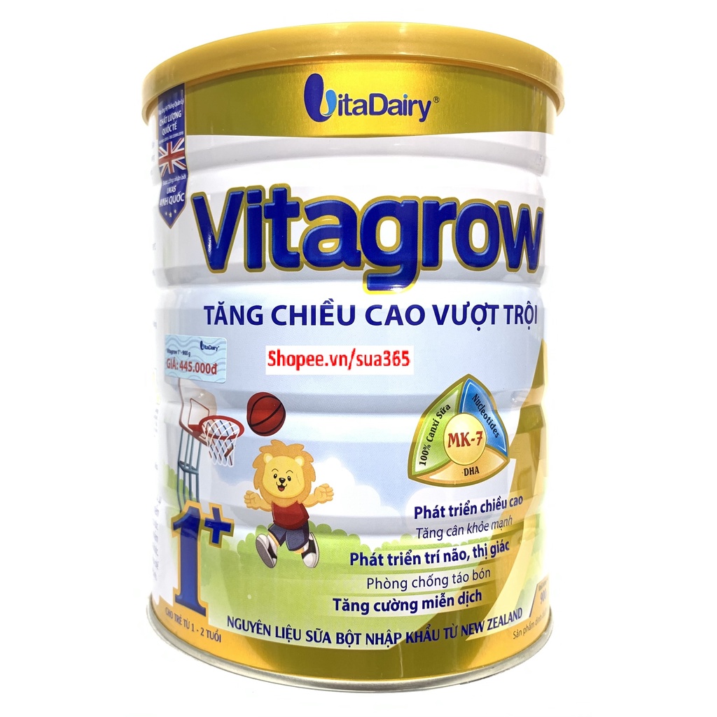 Sữa Vitagrow  Tăng chiều cao vượt trội - Date Luôn Mới