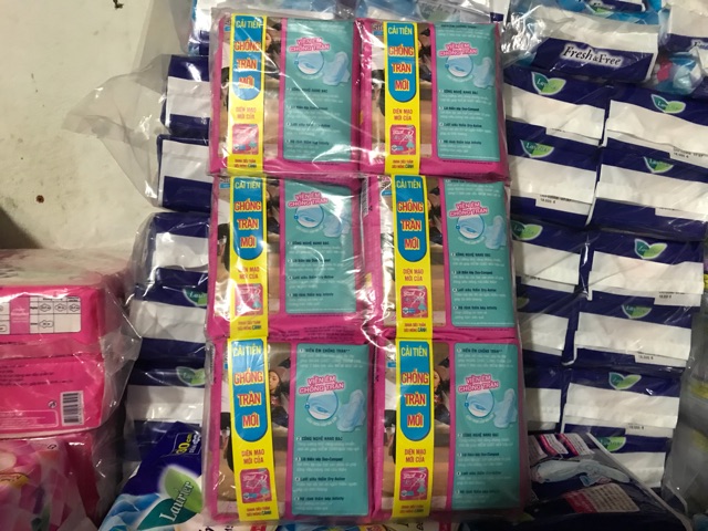 Lô 6 gói Diana siêu thấm có cánh( 8 miếng )