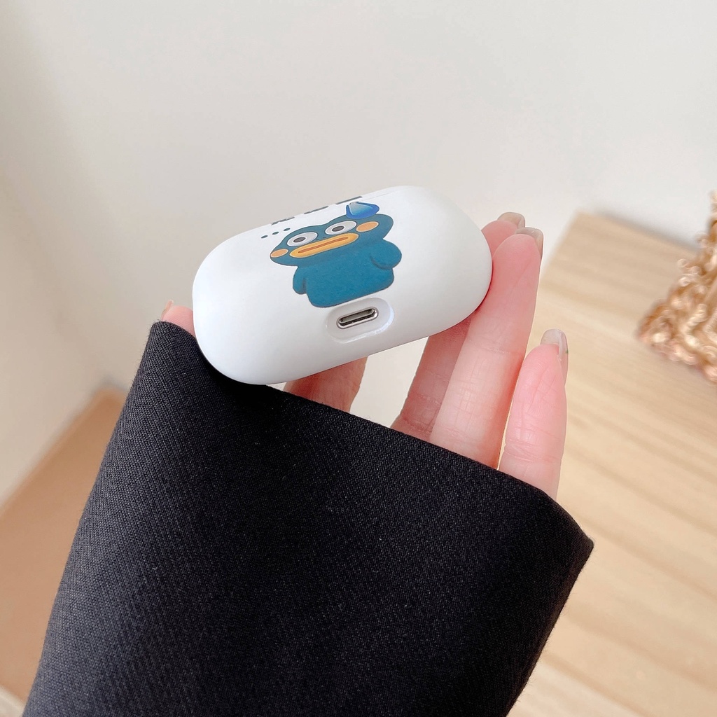 Vỏ Bảo Vệ Hộp Sạc Tai Nghe Airpods 3 Pro 2 3 Họa Tiết Chú Ếch Dễ Thương Ốp