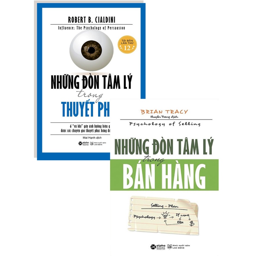 Sách - Combo Những Đòn Tâm Lý Trong Bán Hàng + Những Đòn Tâm Lý Trong Thuyết Phục (Bộ 2 Cuốn)