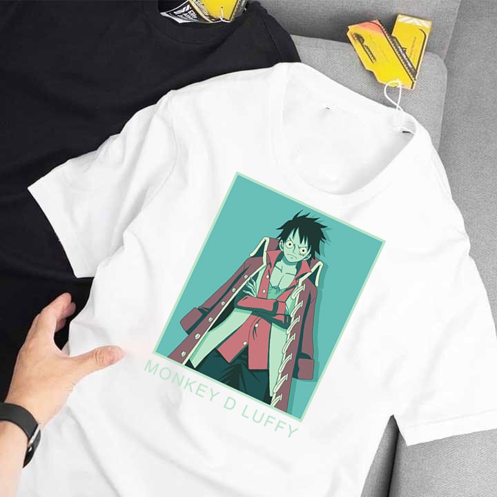 ÁO PHÔNG TAY NGẮN CỔ TRÒN Luffy - One Piece - ĐẢO HẢI TẶC CẬU BÉ MŨ RƠM GIÁ RẺ CỰC SHOCK - 120692