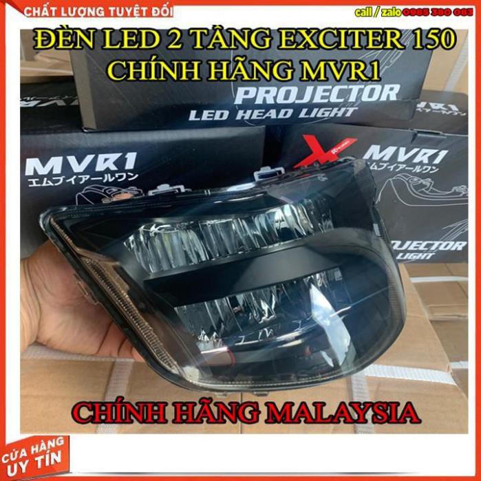 🚀 ĐÈN LED 2 TẦNG MVR1 CHÍNH HÃNG GẮN EXCITER 150 ( BẢN SPORT ĐEN KHÓI) 🚀