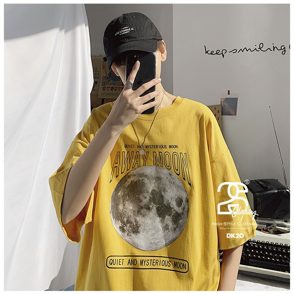 Áo Phông Nam Tay Lỡ Form Rộng Oversize 2S Clothing, Áo Thun Basic Tee Trơn Unisex Nam In Hình Cute DK20