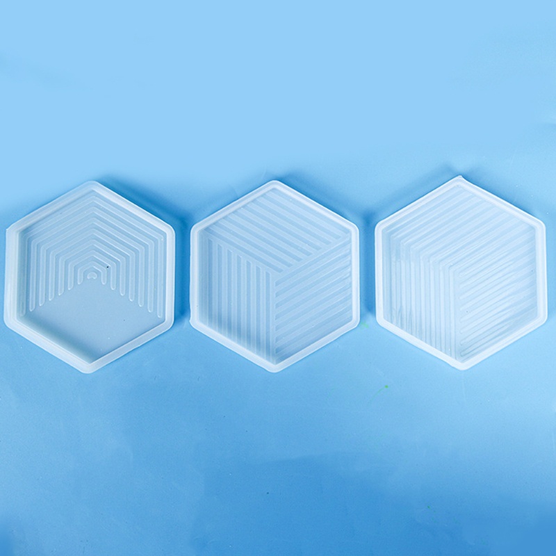 Khuôn Silicone Làm Đế Lót Ly Bằng Epoxy UV DIY