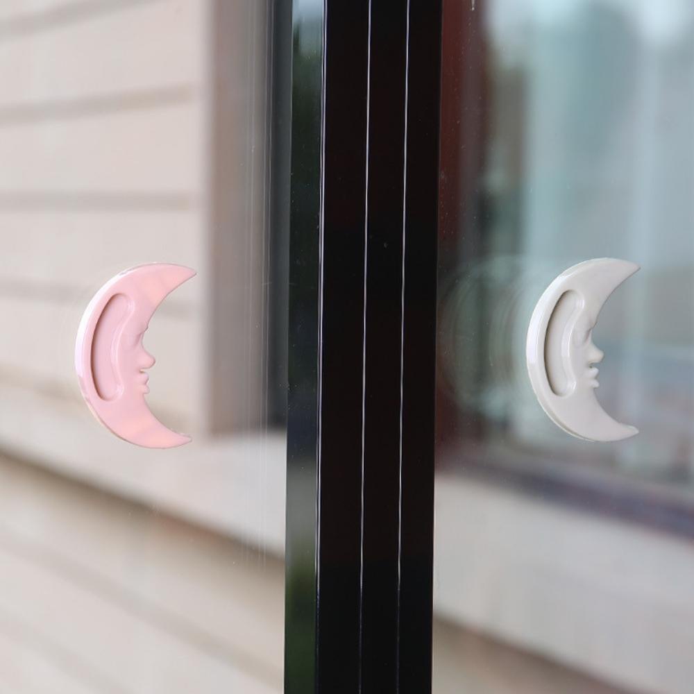 Miếng dán cửa kính hình Mặt trăng Pison không cần khoan thẩm mĩ cao - SP0057 - 01 cái