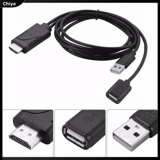Cáp ChuyểN ĐổI USB Sang HDMI Cho iPhone8 / 7 / 7plus / 6s / 6 plus