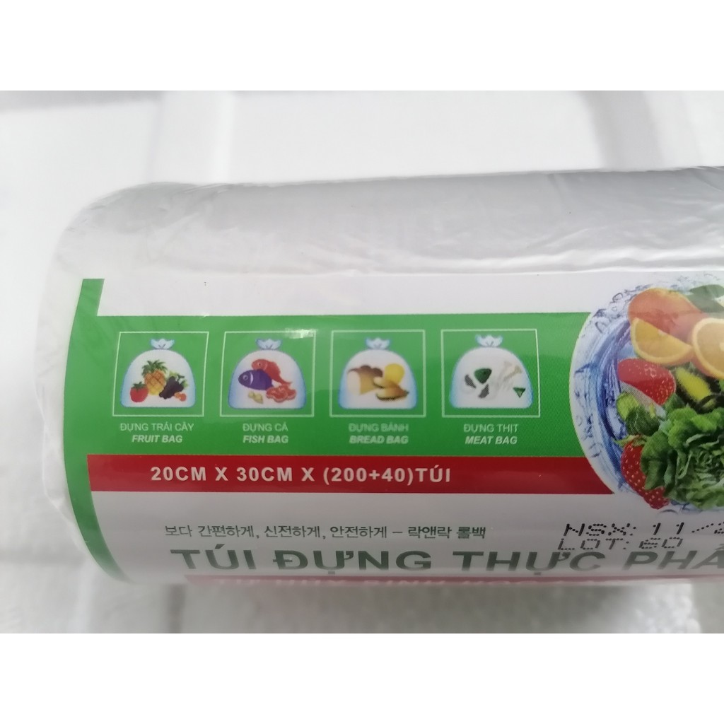 [20 x 30cm] Túi đựng thực phẩm tự hoại LP Food Conservation Bag