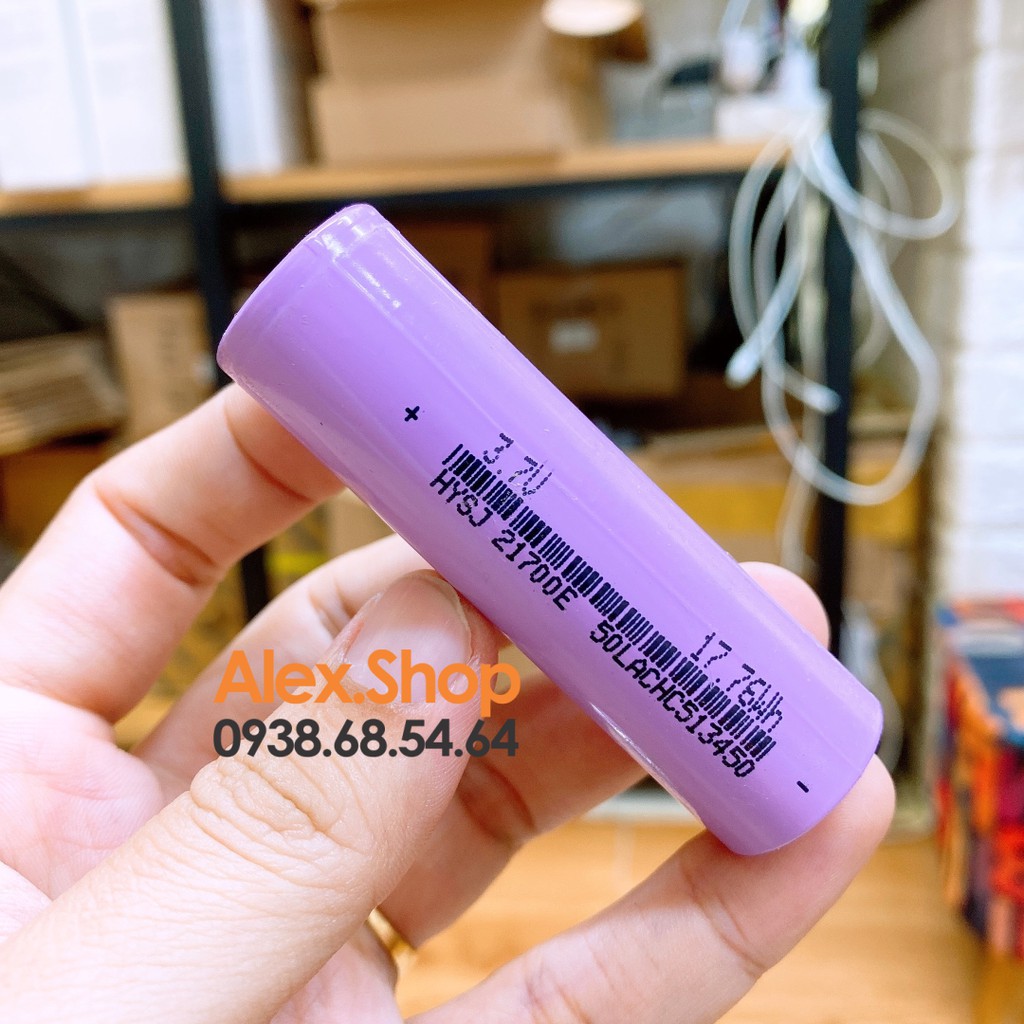 Pin Lithium Panasonic. 3.7V 21700 Dung Lượng 4800mAh Điện Xã 5C Loại Tốt