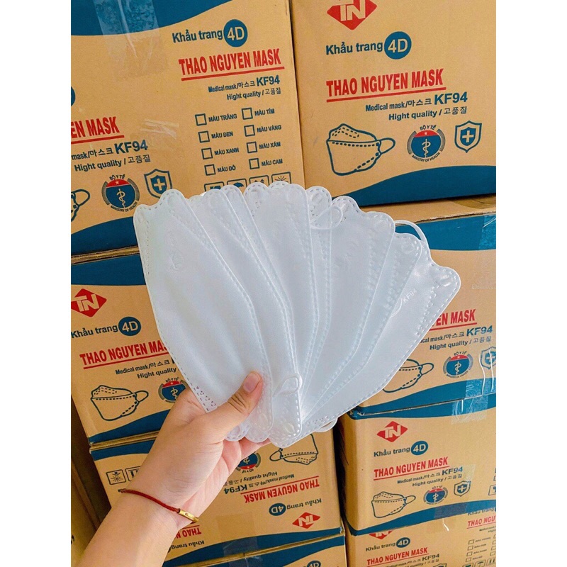 Free ship - Set 50 Chiếc Khẩu trang 4 Lớp KF94 TN MASK Chống Bụi Mịn, Kháng Khuẩn Hàng Cao Cấp Hàn Quốc