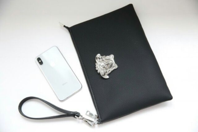 Ví cầm tay Versace full box sale 300k