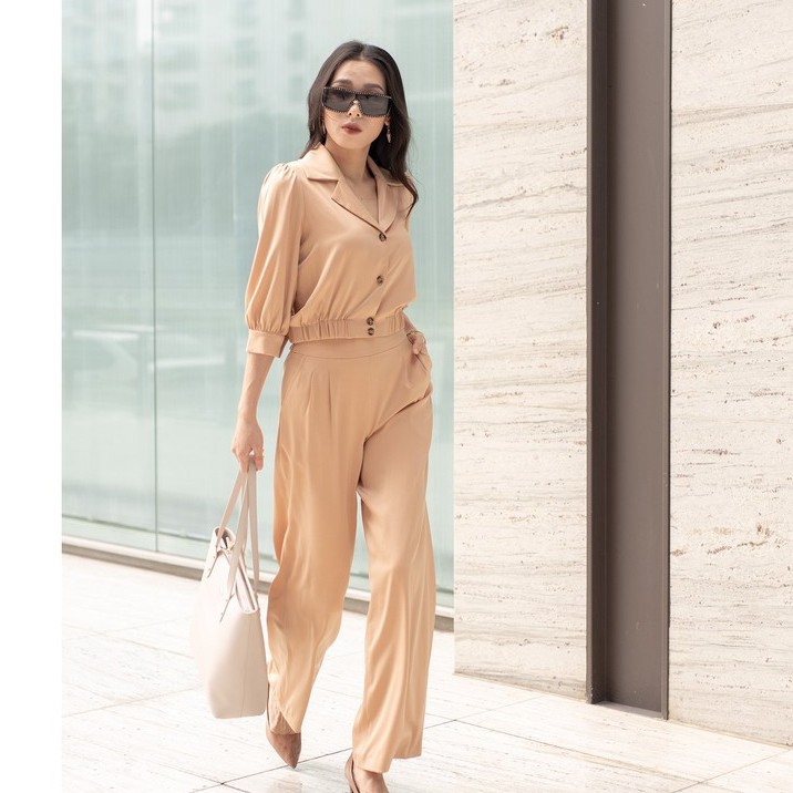 Quần Culottes cạp chun Emspo QL1237