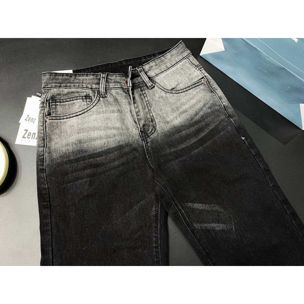 Quần jean nam đen loang màu CAO CẤP chất bò co giãn-form chuẩn-trẻ trung-tara_shop96