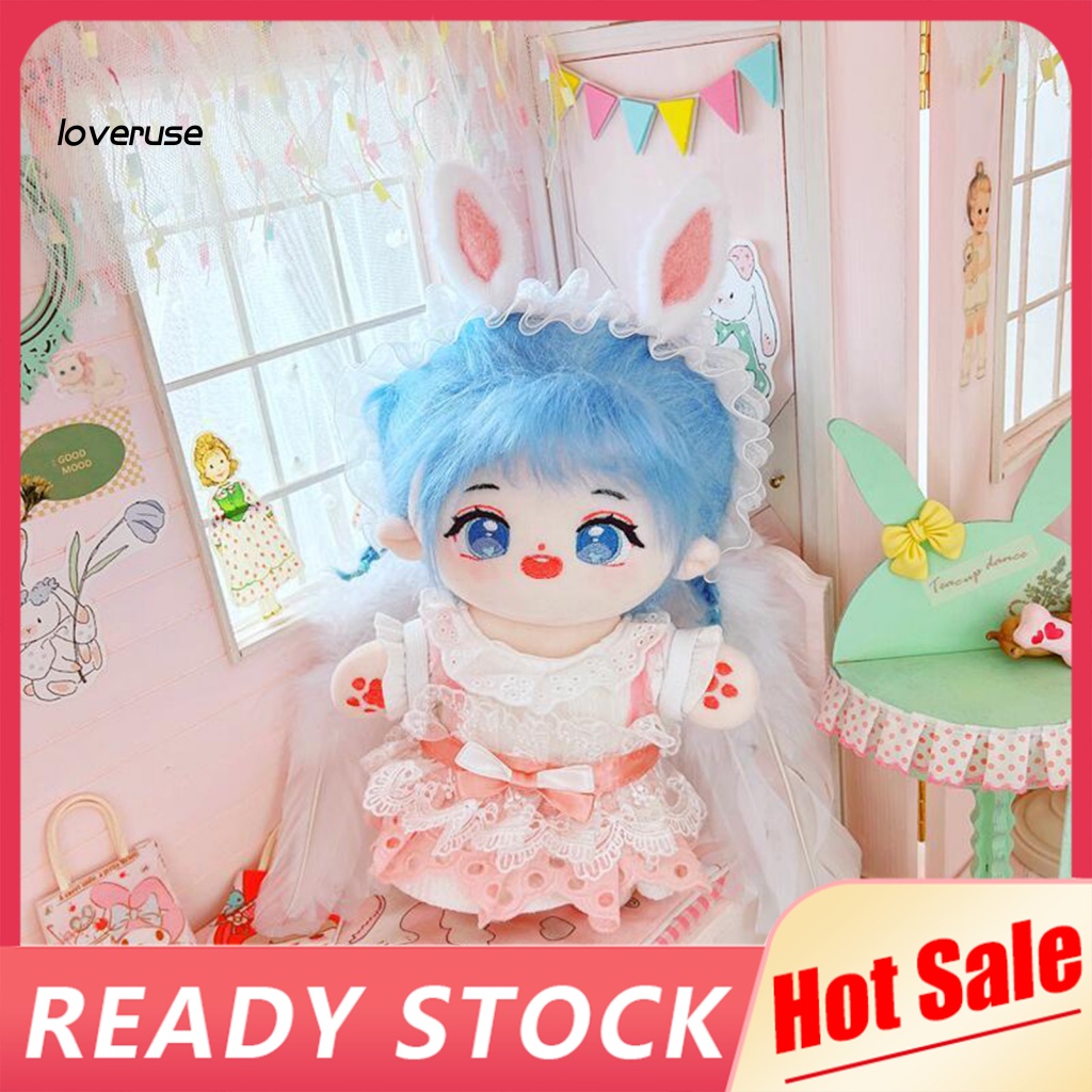 1 Bộ Quần Áo Búp Bê Dài 20cm Hình Cánh Thiên Thần Bằng Cotton