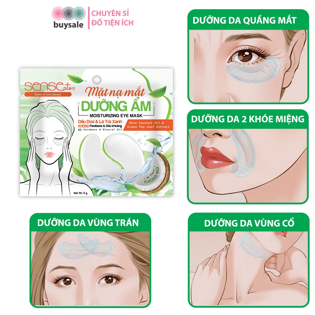 Mặt nạ dưỡng ẩm Sense Plus cung cấp collagen cho vùng da mắt_Buysales_SP_003