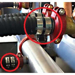 Cổ Dê Bảng Xiết Ống  - Đai Xiết Bù Lon INOX 201  - >> 115 mm ~ 200 mm