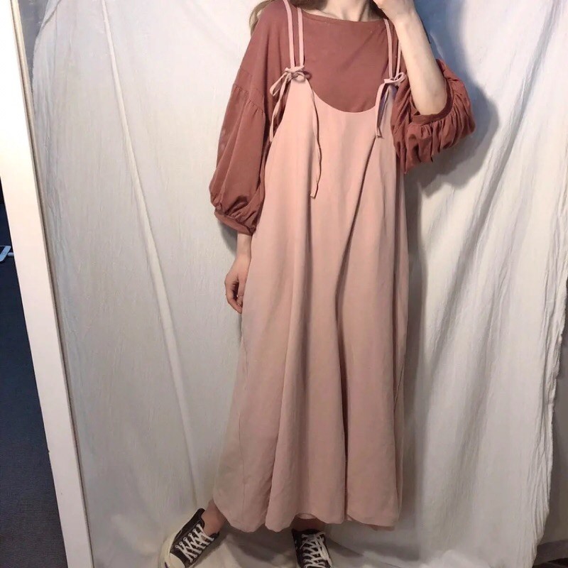 [Mã WAMT1505 giảm 10K đơn 0K] SET YẾM THẮT NƠ , TAY PHỒNG ULZZANG TIỂU THƯ | BigBuy360 - bigbuy360.vn