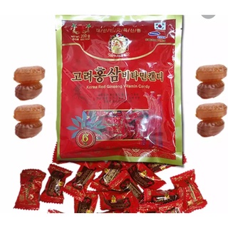 Kẹo vitamin hồng sâm, hắc sâm Hàn Quốc 200g-800g
