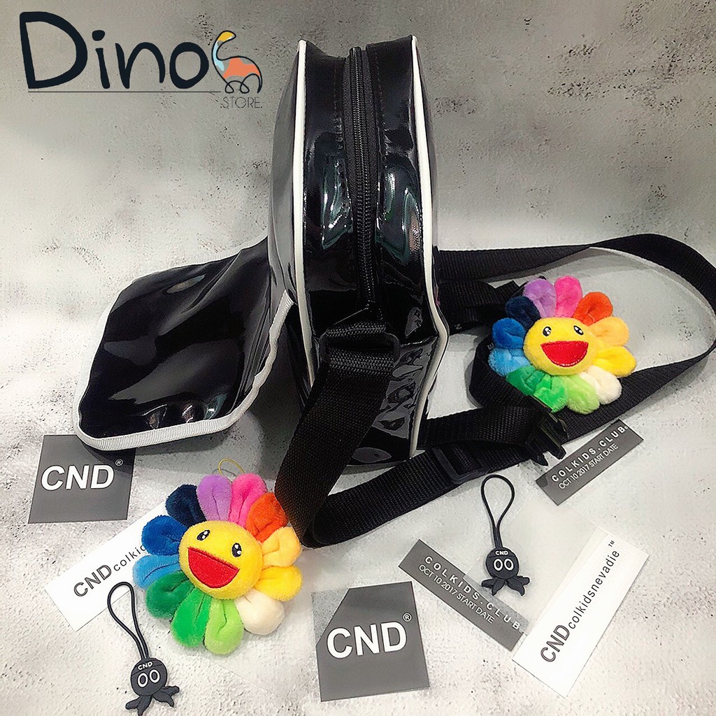 [GIÁ SIÊU RẺ] Túi Đeo Chéo Colkids Club - Black Plastic Mini Bag (Full Tag + Giấy Thơm)