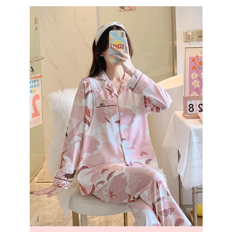 Bộ đồ bầu và sau sinh cho bé bú chất cotton BDT30