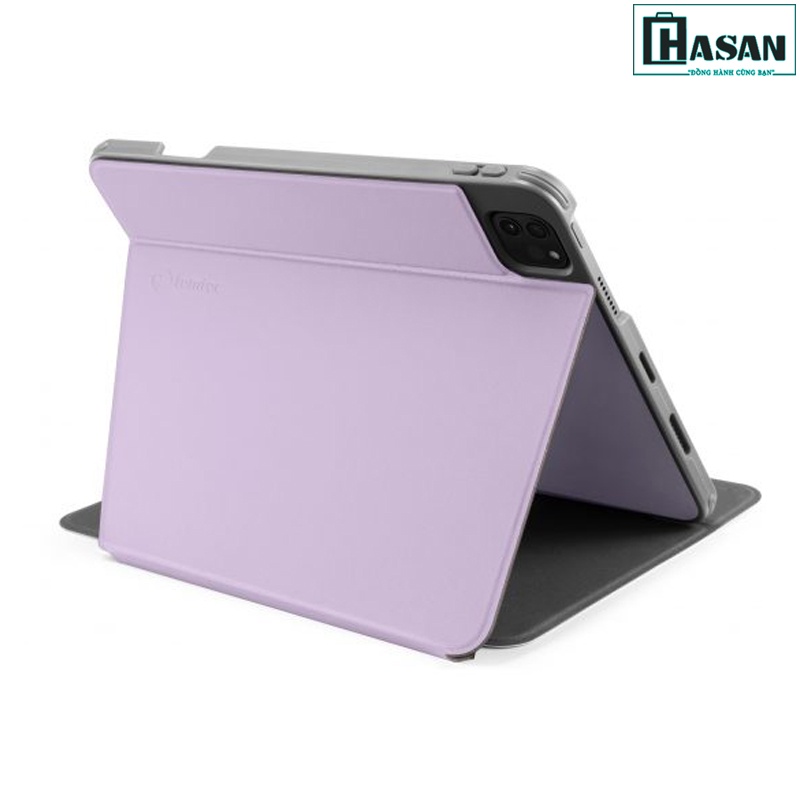 Bao da iPad Pro 11 inch M1 2021 chính hãng TOMTOC (USA) từ tính đa góc VERTICAL - B02-007 hỗ trợ sạc không dây APPLE PEN
