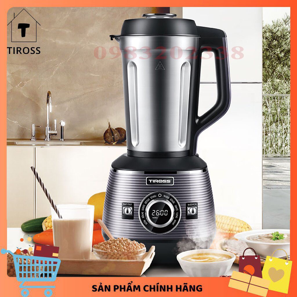 [Mã 44ELSALE1 giảm 5% đơn 3TR] [Tiross123] Máy Làm Sữa Hạt Đa Năng Tiross TS9821, SẢN PHẨM CHÍNH HÃNG, BẢO HÀNH 02 NĂM