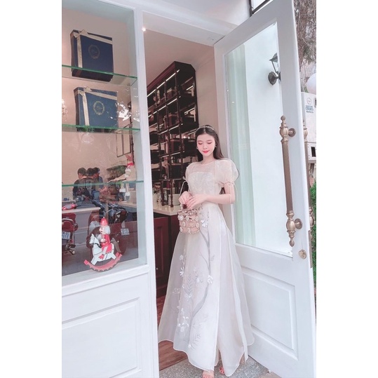 Áo Dài Thiết Kế Hot Đính Kết Tết 2023